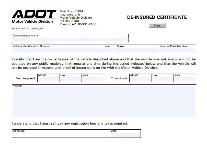 Deinsure Certificate